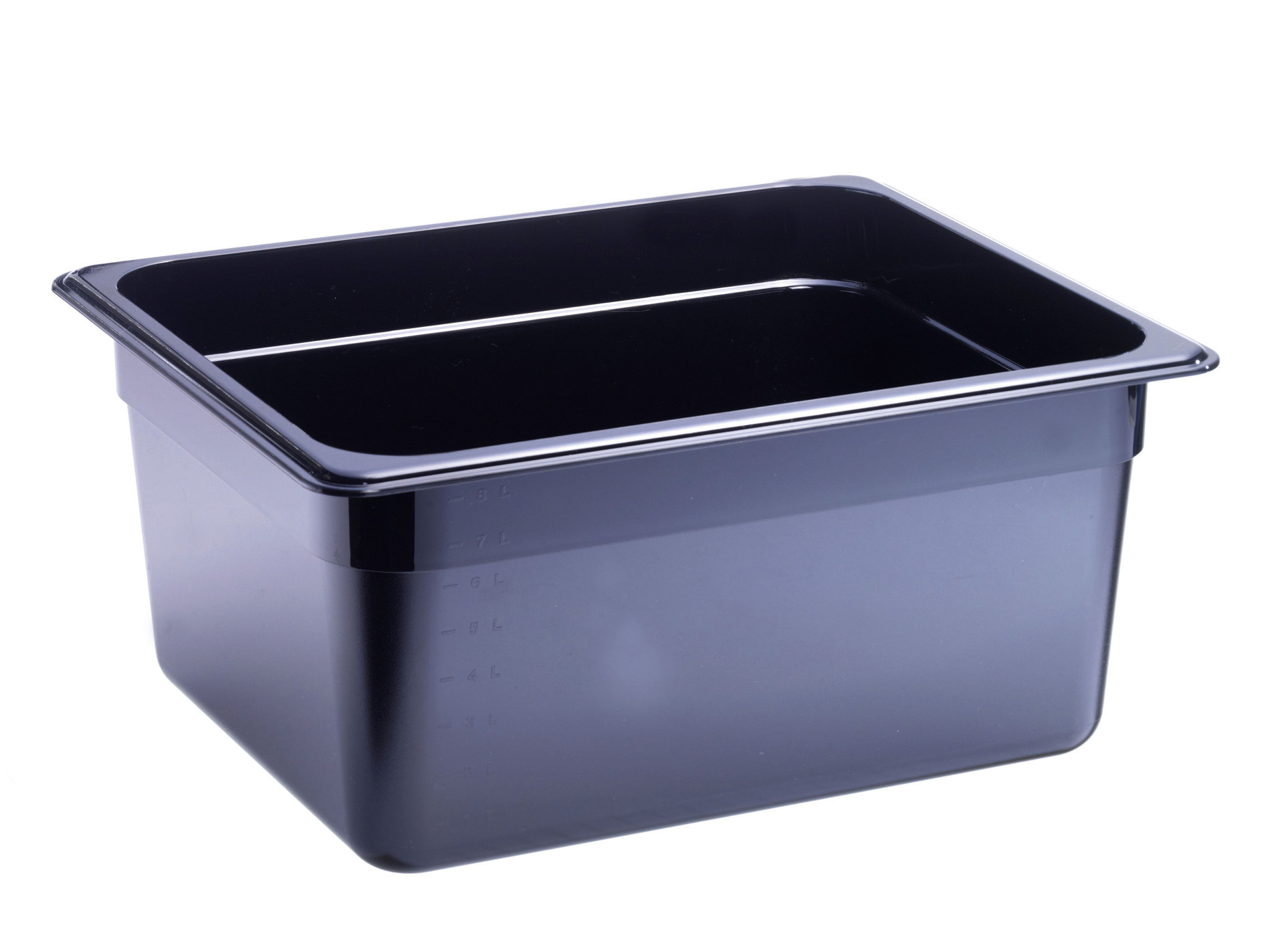 GN-Behälter 1/2 Polycarbonat schwarz