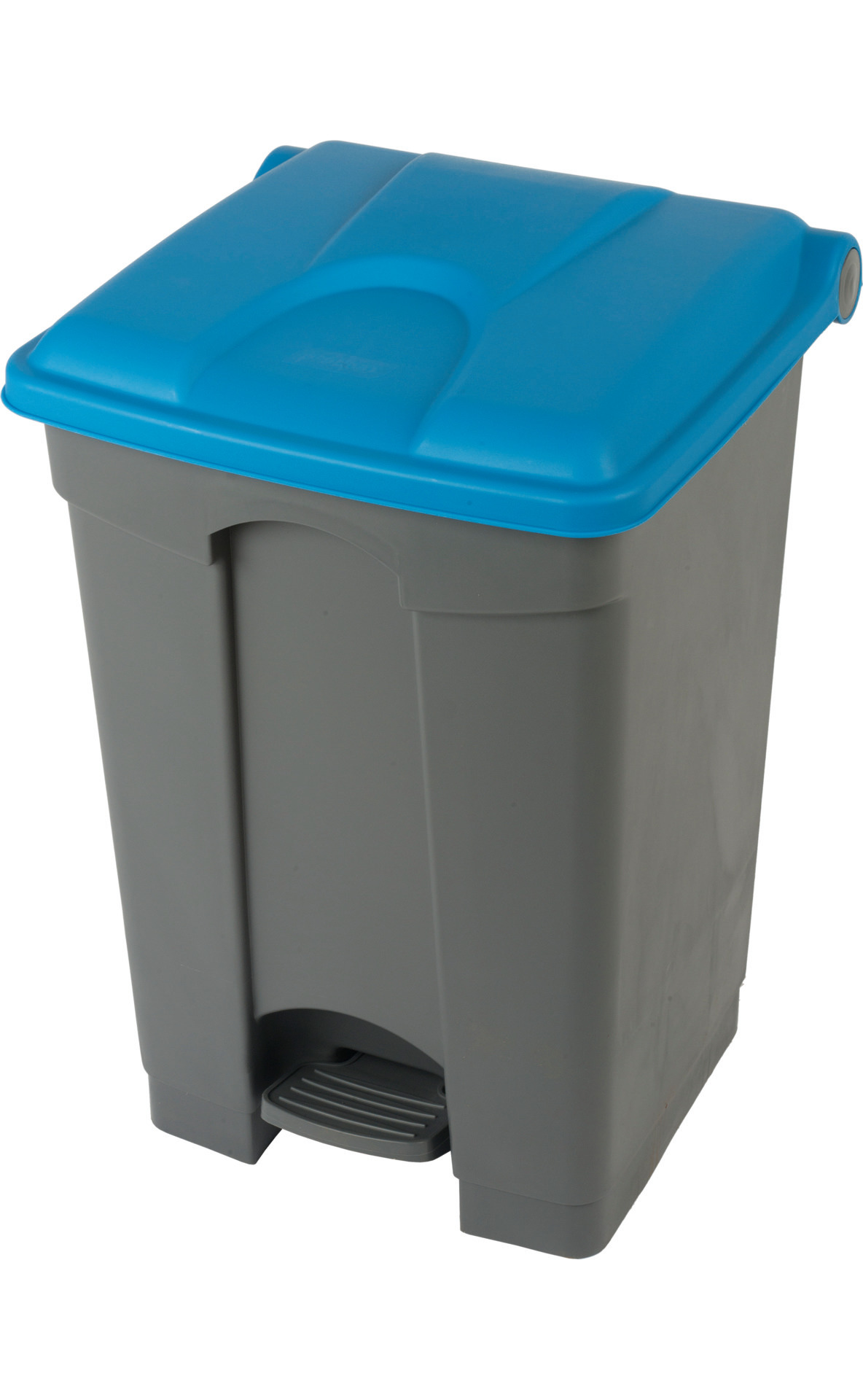 Treteimer 45 l rechteckig grau / blau