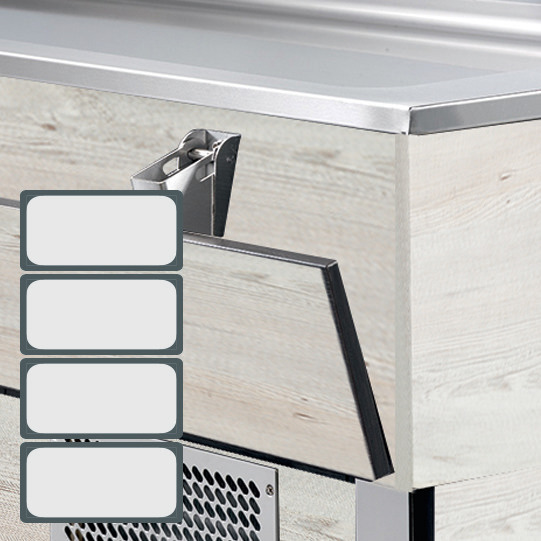 Tablettrutsche Büfetts GN 4/1 Hemlock