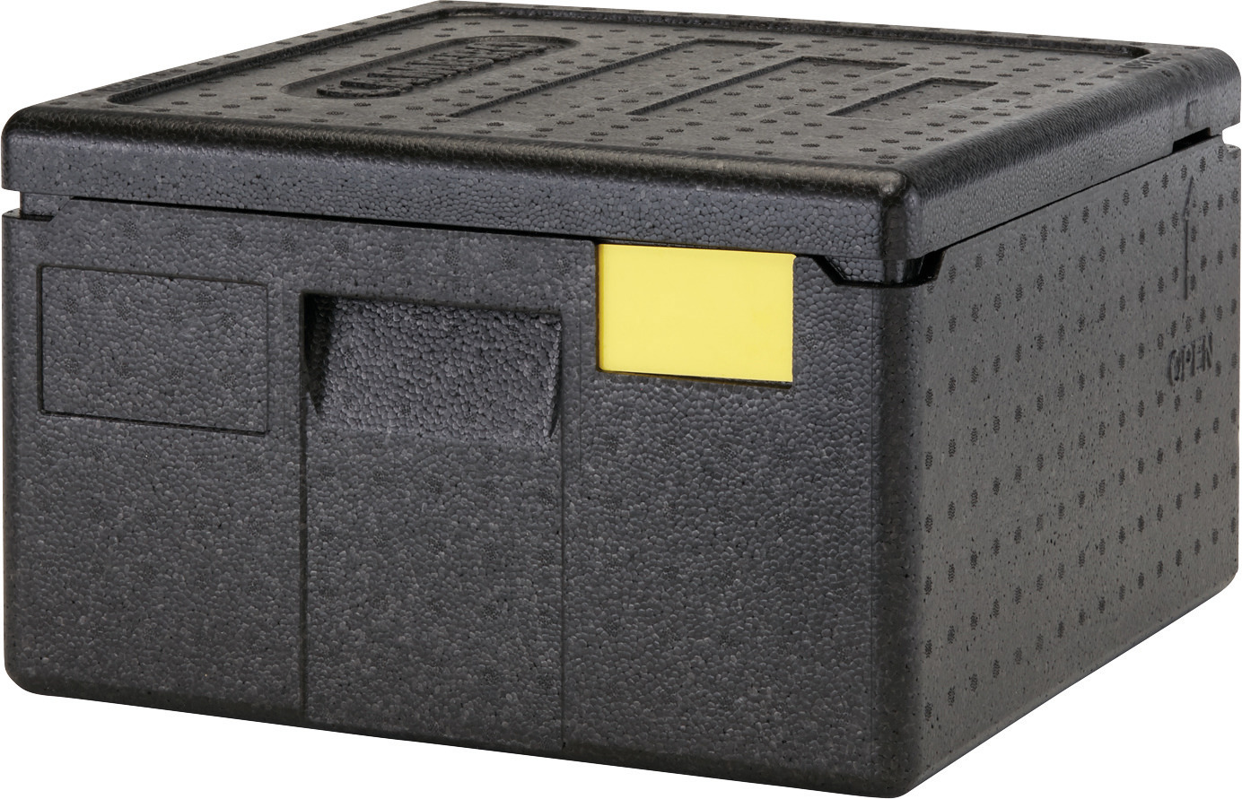 Pizzabox Top-Lader für 4 Pizzen, schwarz