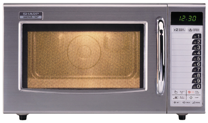 Gewerbe-Mikrowelle 1000W Edelstahl