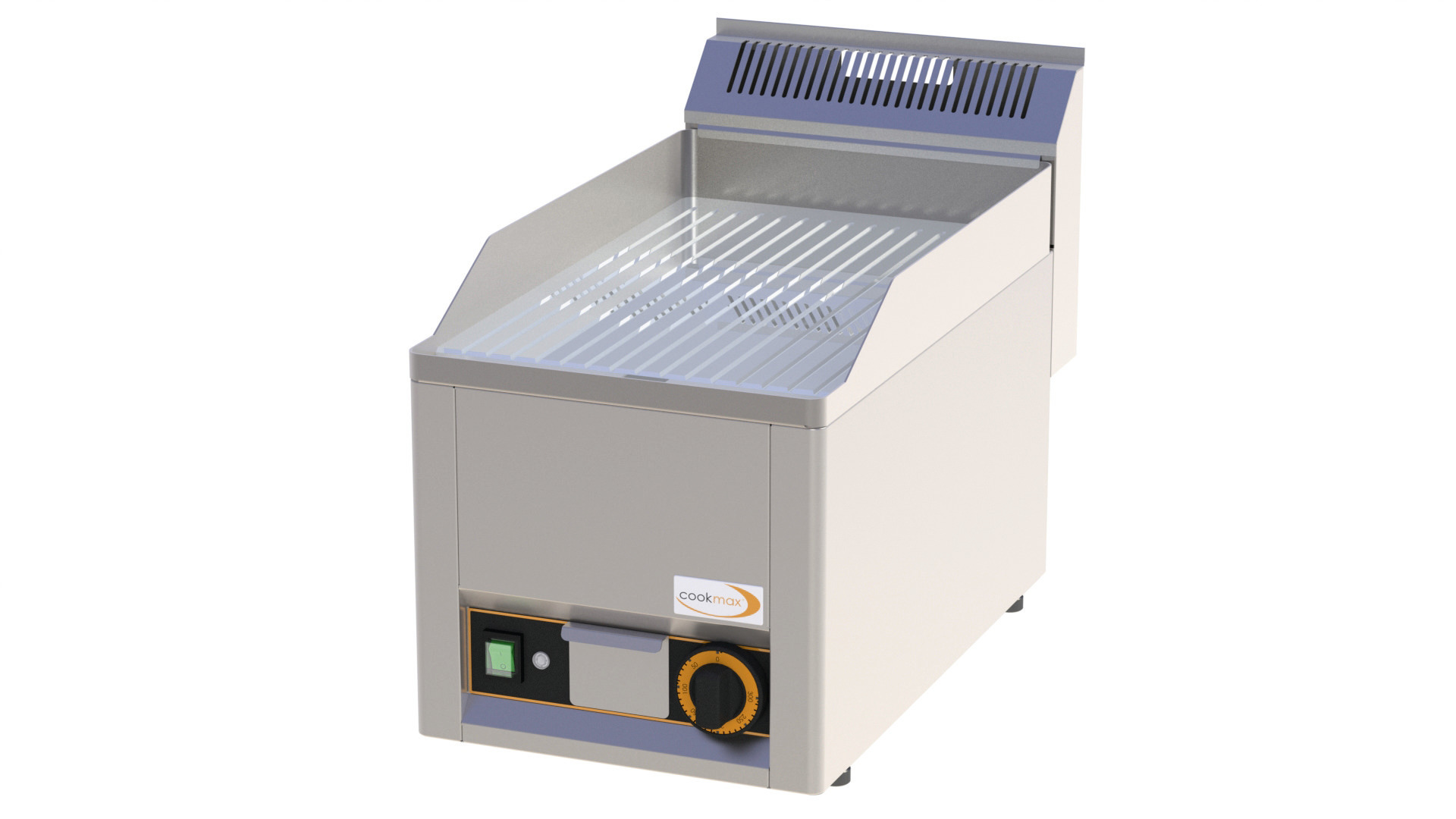 Elektro-Grillplatte verchromt 1 Heizzone