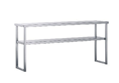 Aufsatzbord Edelstahl 1200x350x700mm