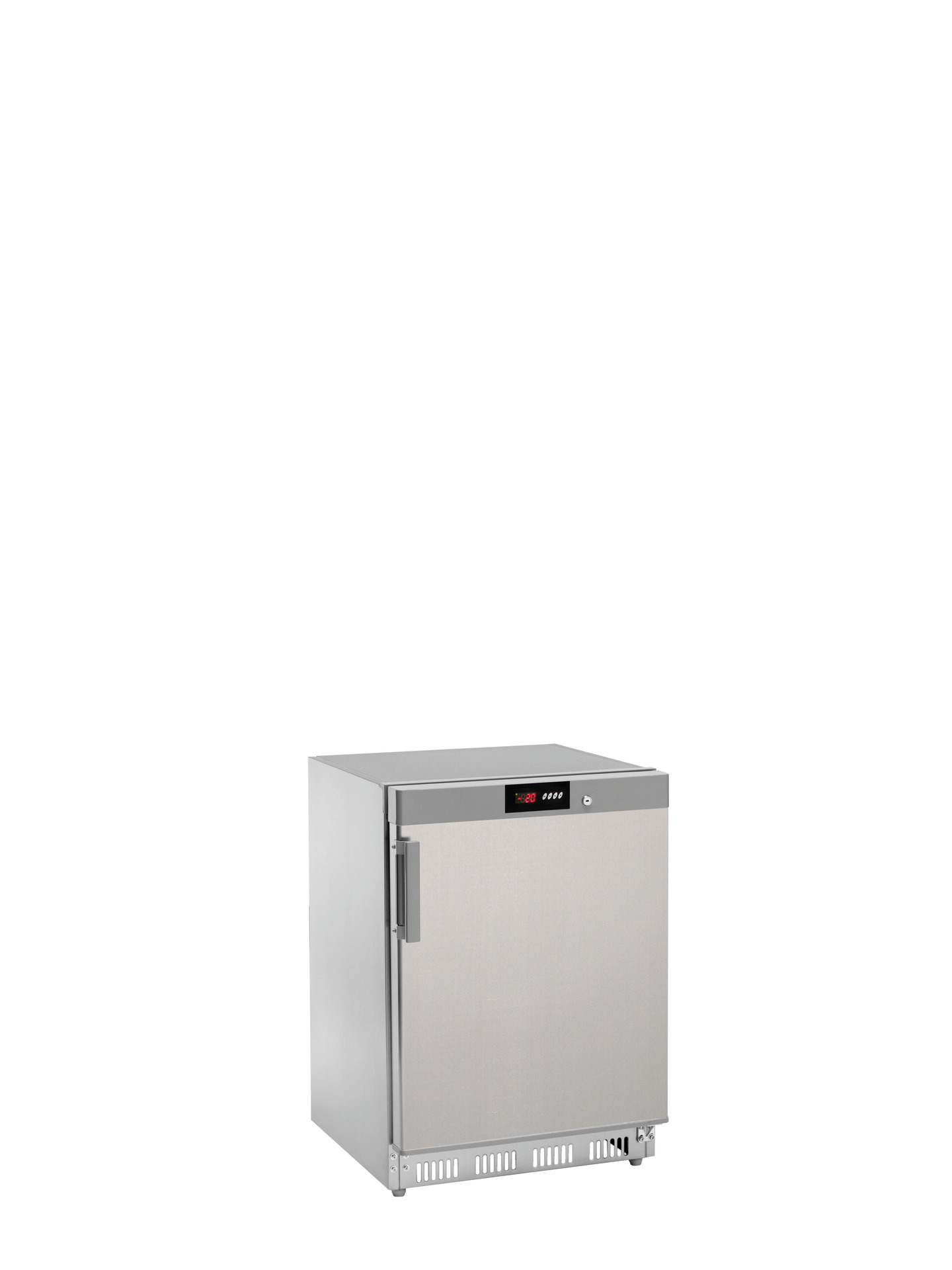 Tiefkühlschrank Edelstahl 140 l