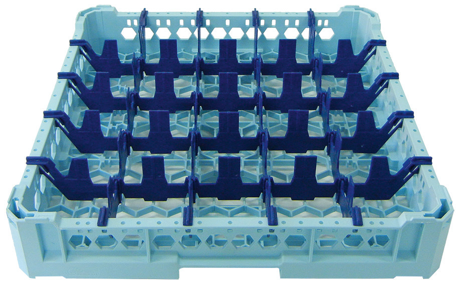 Gläserkorb 25 Fächer 88 x 88 mm