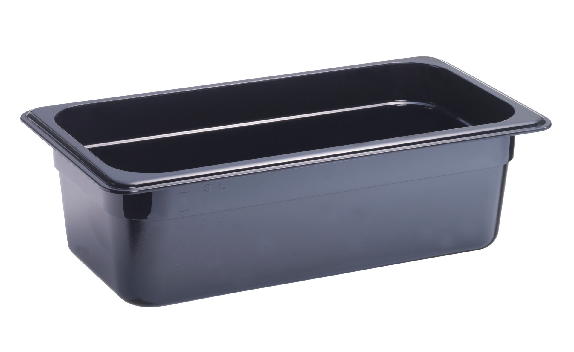 GN-Behälter GN 1/3 Polycarbonat schwarz