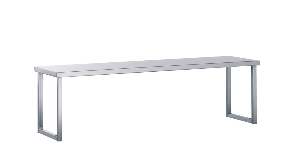 Aufsatzbord Edelstahl 1000 x 350 mm
