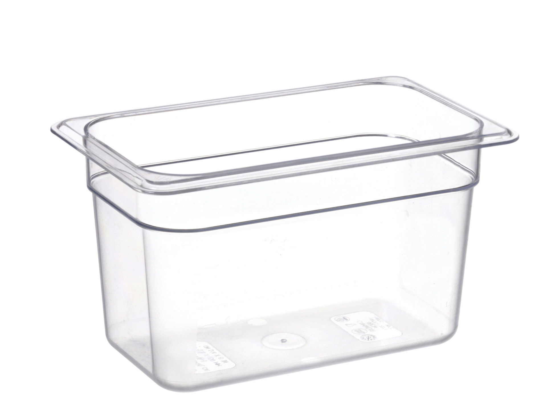 GN-Behälter GN 1/4 265 x 162 x 150 mm Polycarbonat transparent
