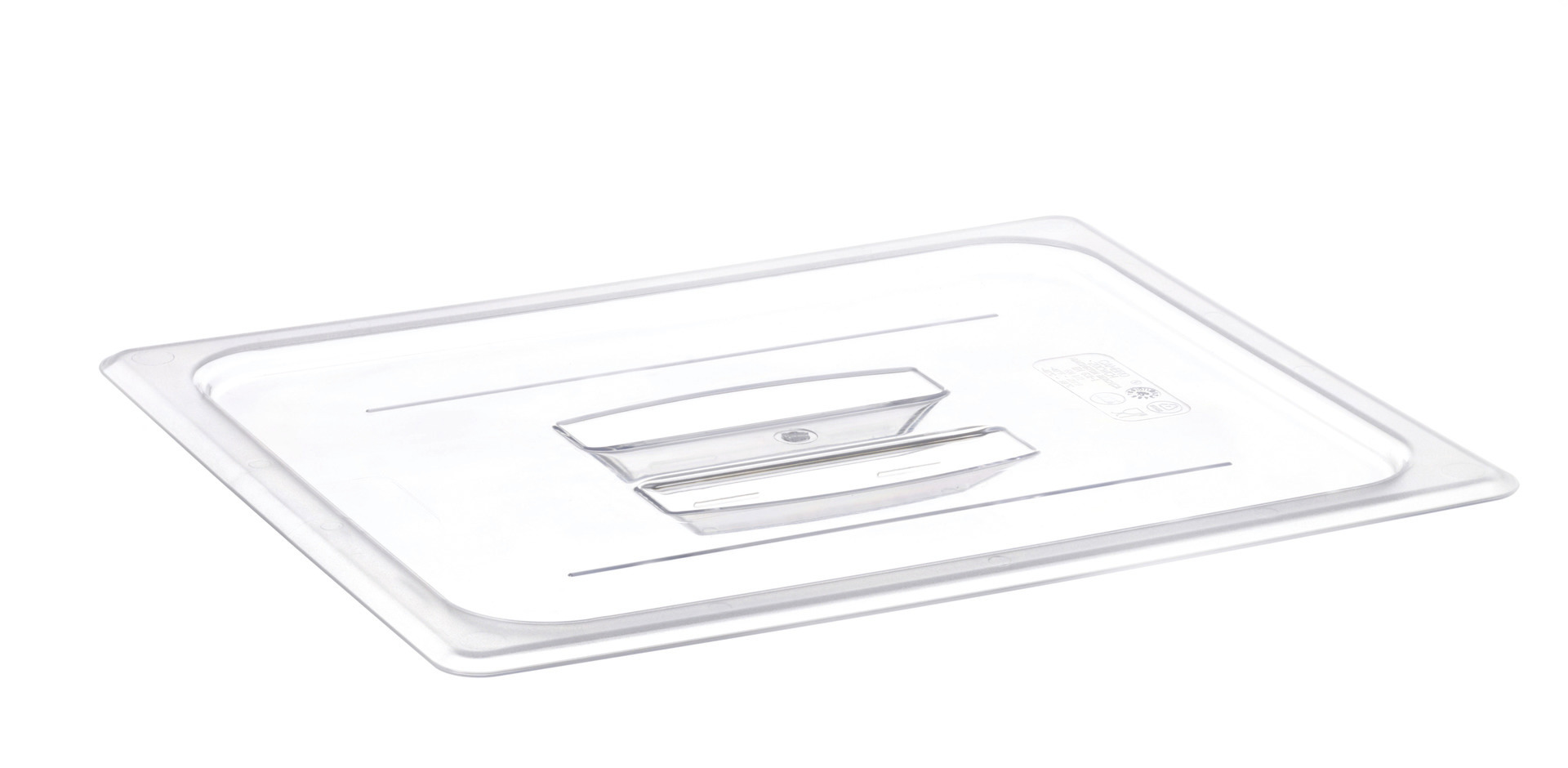 GN-Deckel GN 1/2 325 x 265 mm Griff ohne Aussparung Polycarbonat transparent