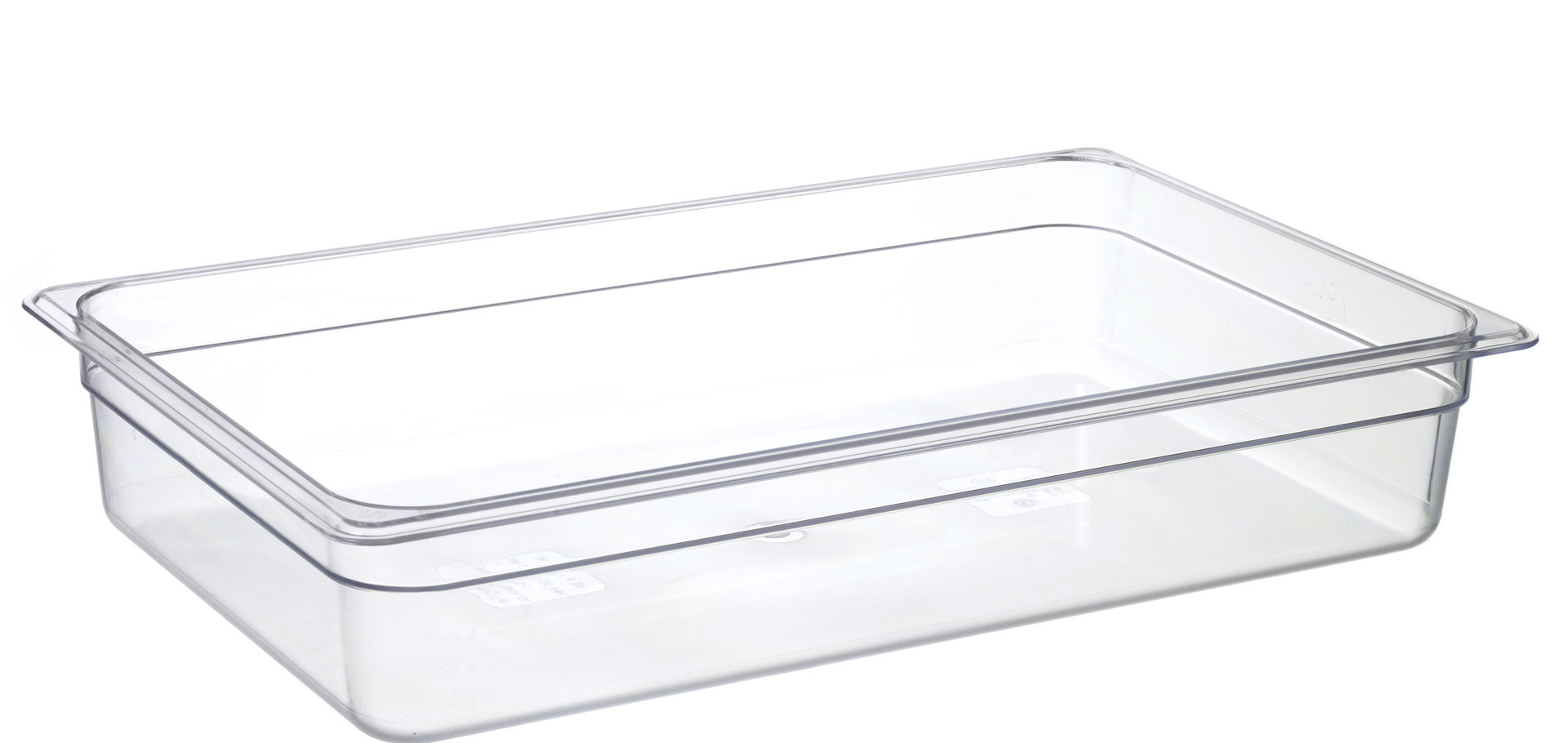 GN-Behälter GN 1/1 530 x 325 x 100 mm Polycarbonat transparent