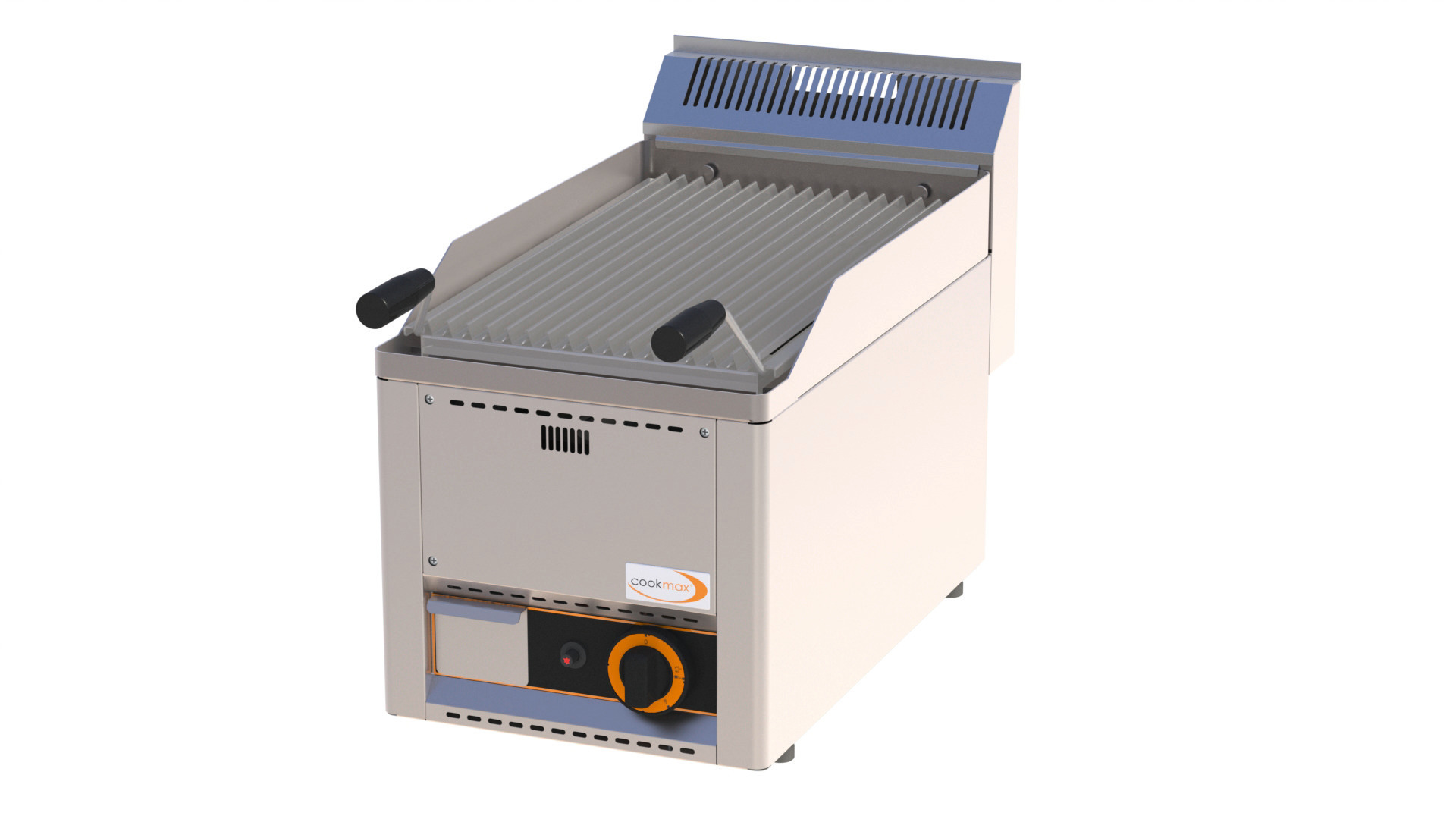 Gas-Lavasteingrill, 1 V-Rost für Fleisch