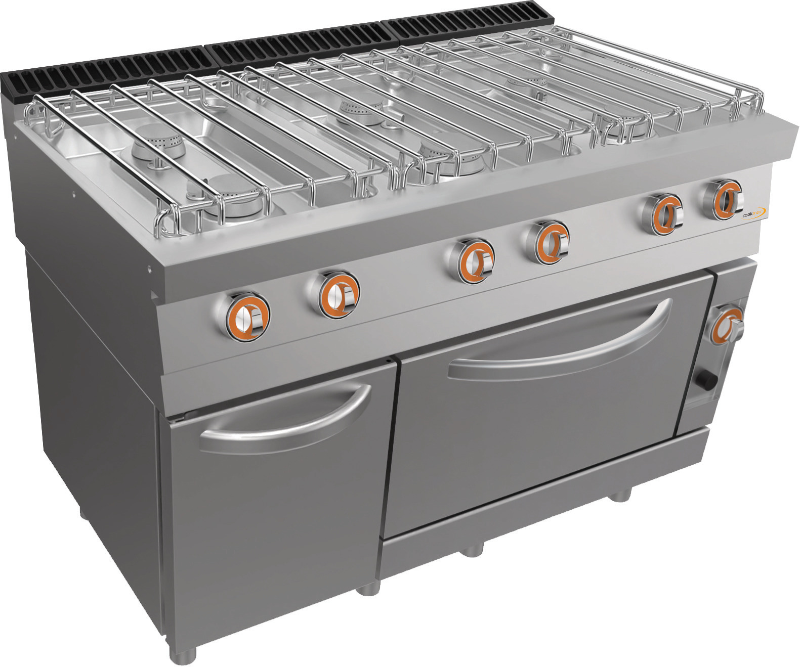 Gas-Herd, 6 Brenner, Gas-Backofen