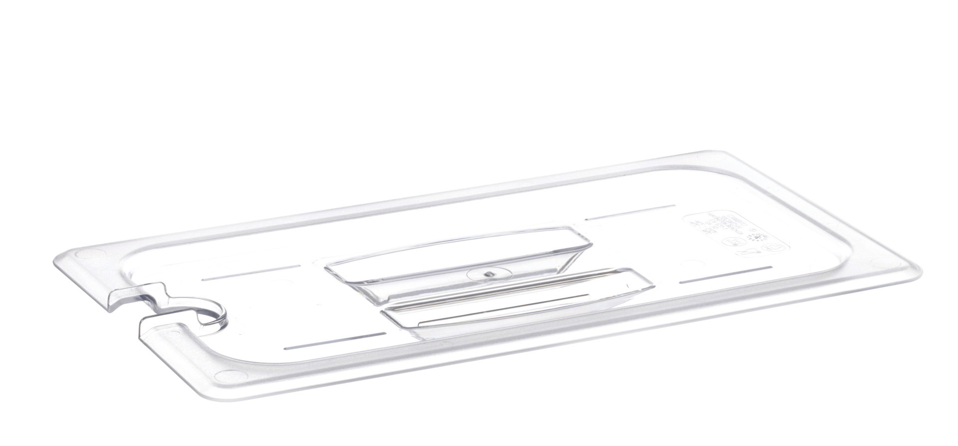 GN-Deckel GN 1/3 325 x 176 mm Griff und Aussparung Polycarbonat transparent