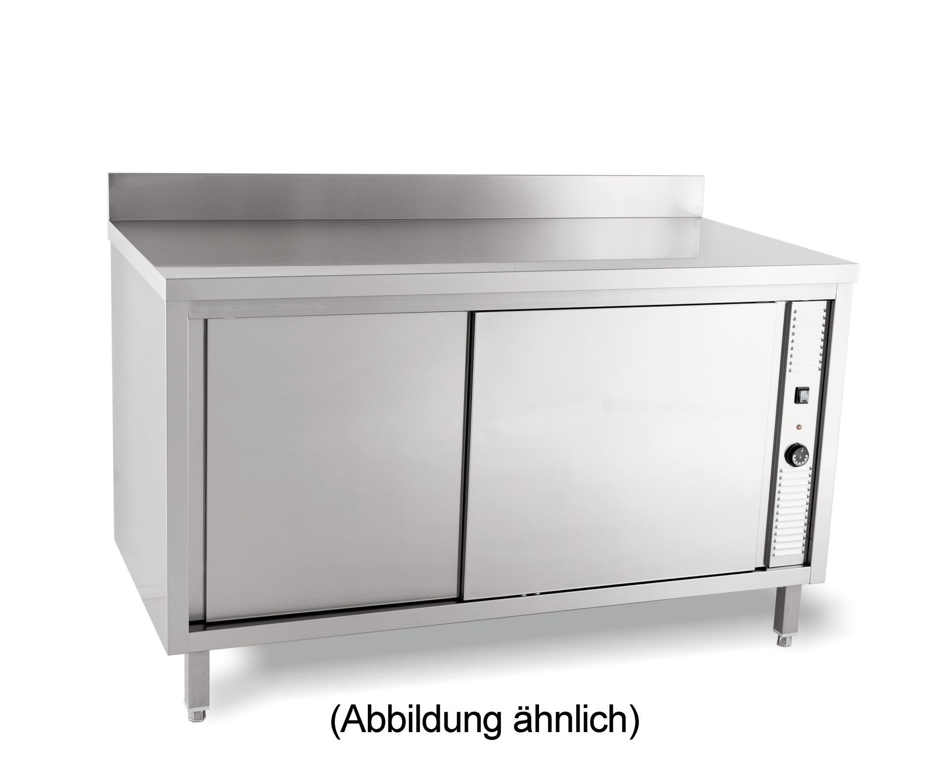 Wärmeschrank Schiebetüren 50 mm Aufkantung 1800 x 700 x 850 mm