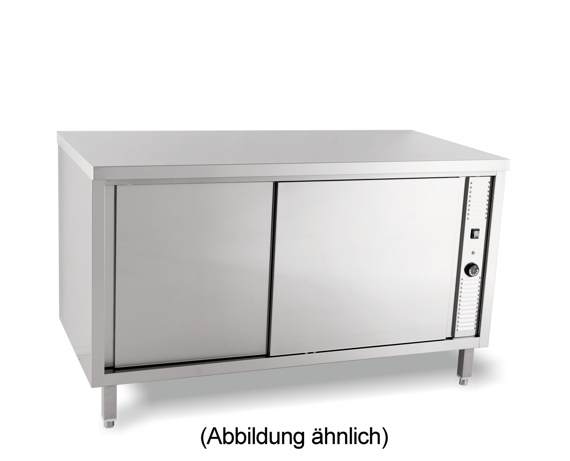Wärmeschrank Flügeltüren ohne Aufkantung 1200 x 600 x 850 mm
