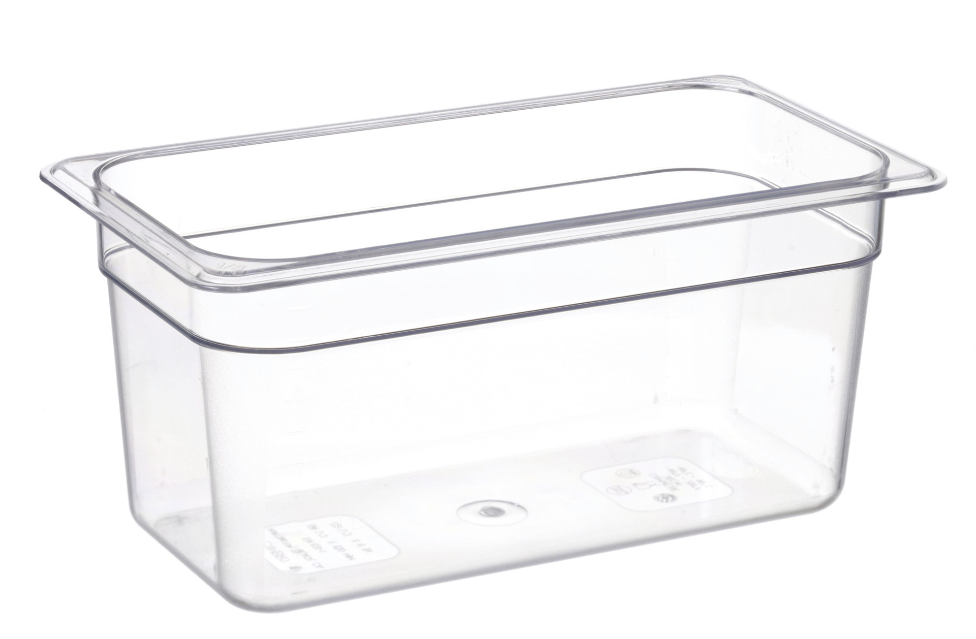 GN-Behälter GN 1/3 325 x 176 x 150 mm Polycarbonat transparent