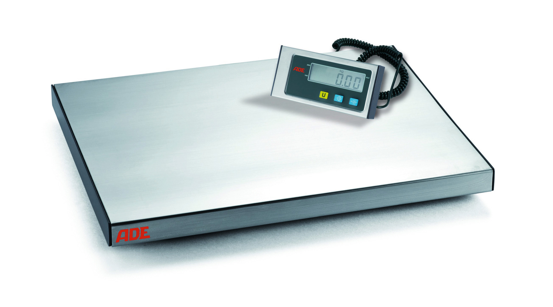 Elektronische Plattformwaage bis 60 kg Netz- und Batteriebet. 370 x 300 x 40 mm