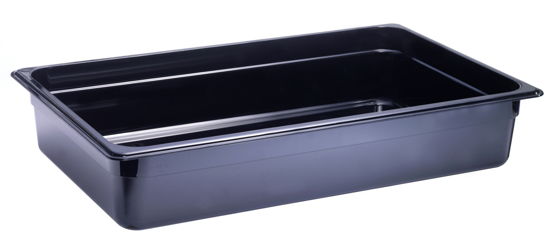 GN-Behälter GN 1/1 530 x 325 x 100 mm Polycarbonat schwarz