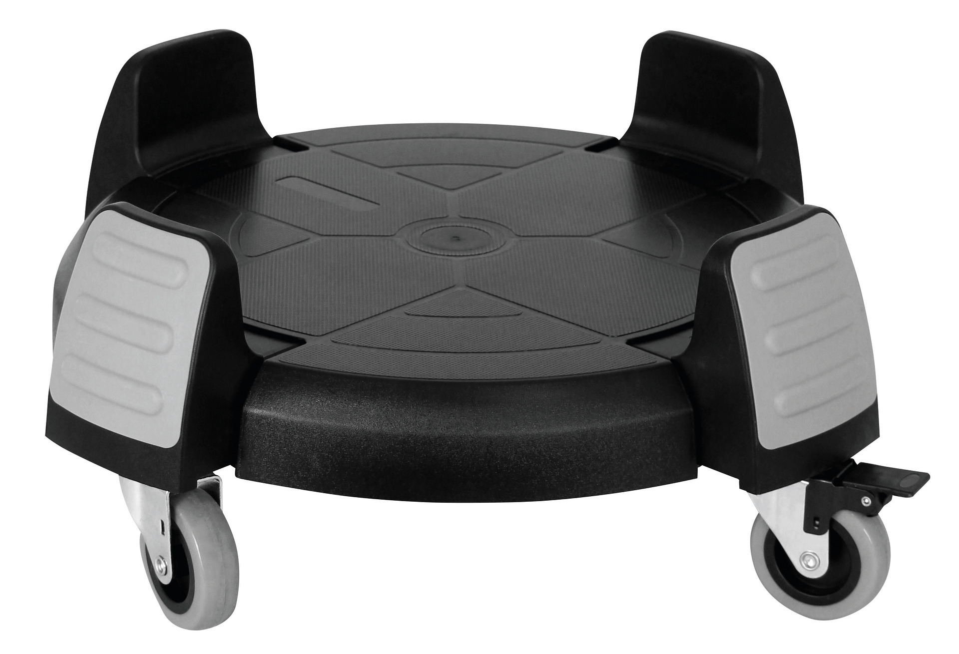 Rollwagen für Abfalleimer grau 861096, 861097 / 435 x 435 x 225 mm