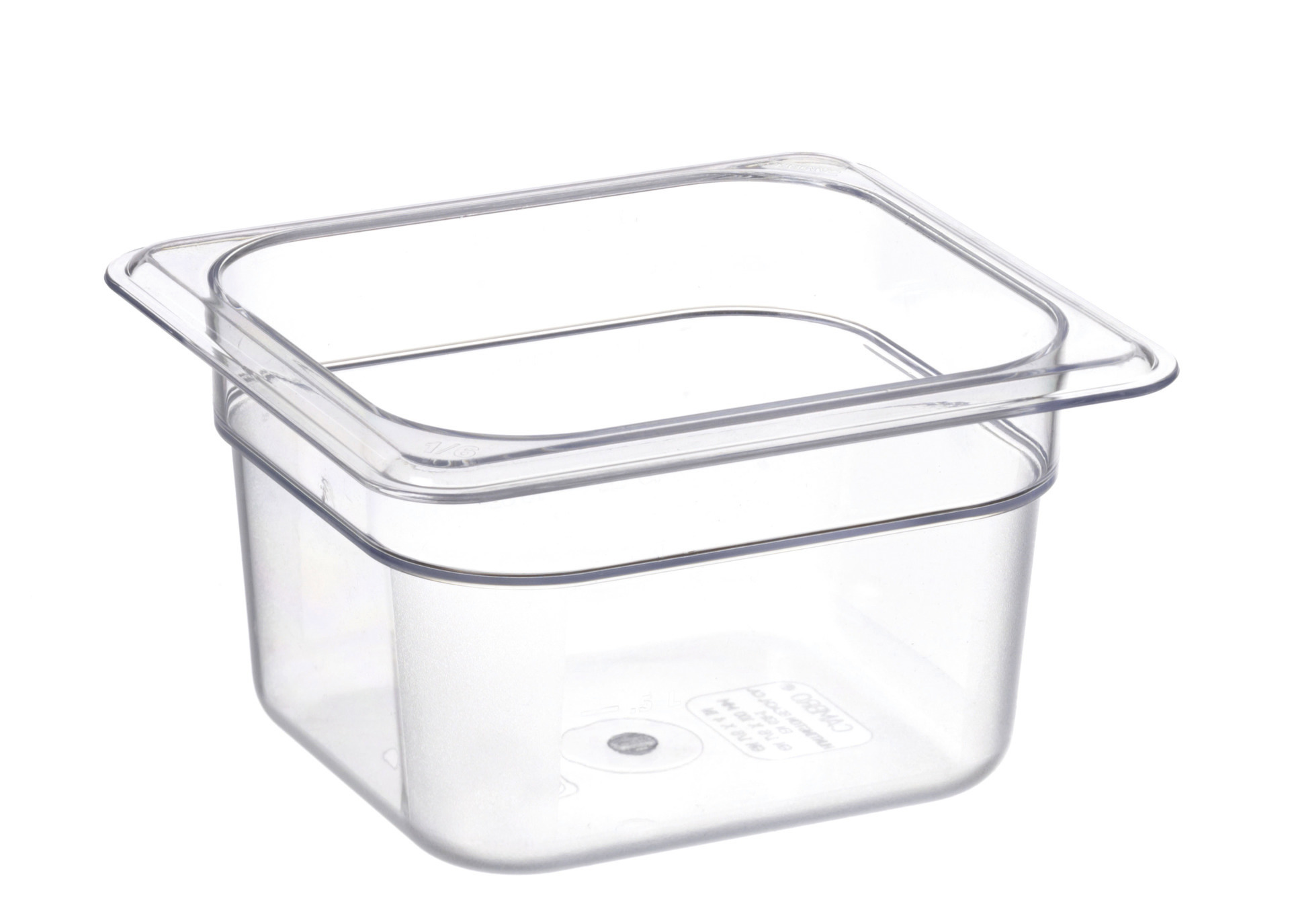 GN-Behälter GN 1/6 176 x 162 x 100 mm Polycarbonat transparent