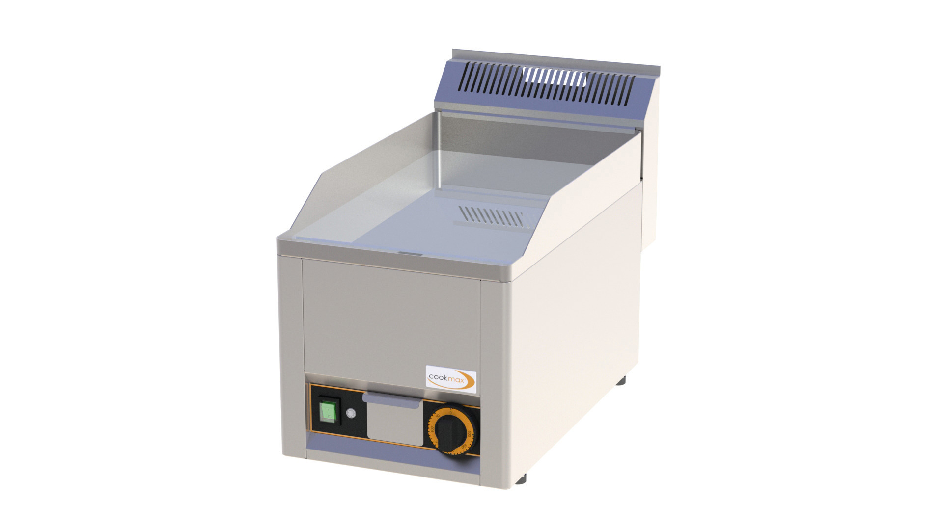 Elektro-Grillplatte rau verchromt 1 Heizzone 330 x 600 x 290 mm