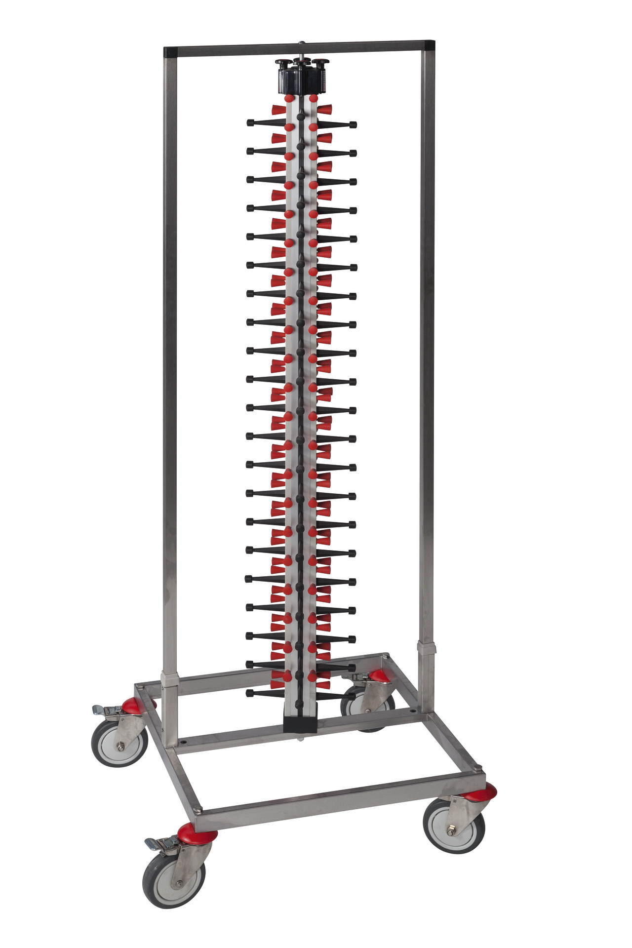 Tellerstapelsystem PLATE MATE fahrbar bis 84 Teller / H=1850 mm