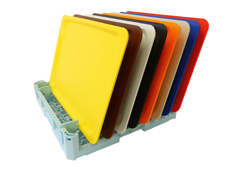 Tablettkorb offen für 8 Gastro-Norm Tabletts / 500 x 500 x 95 mm