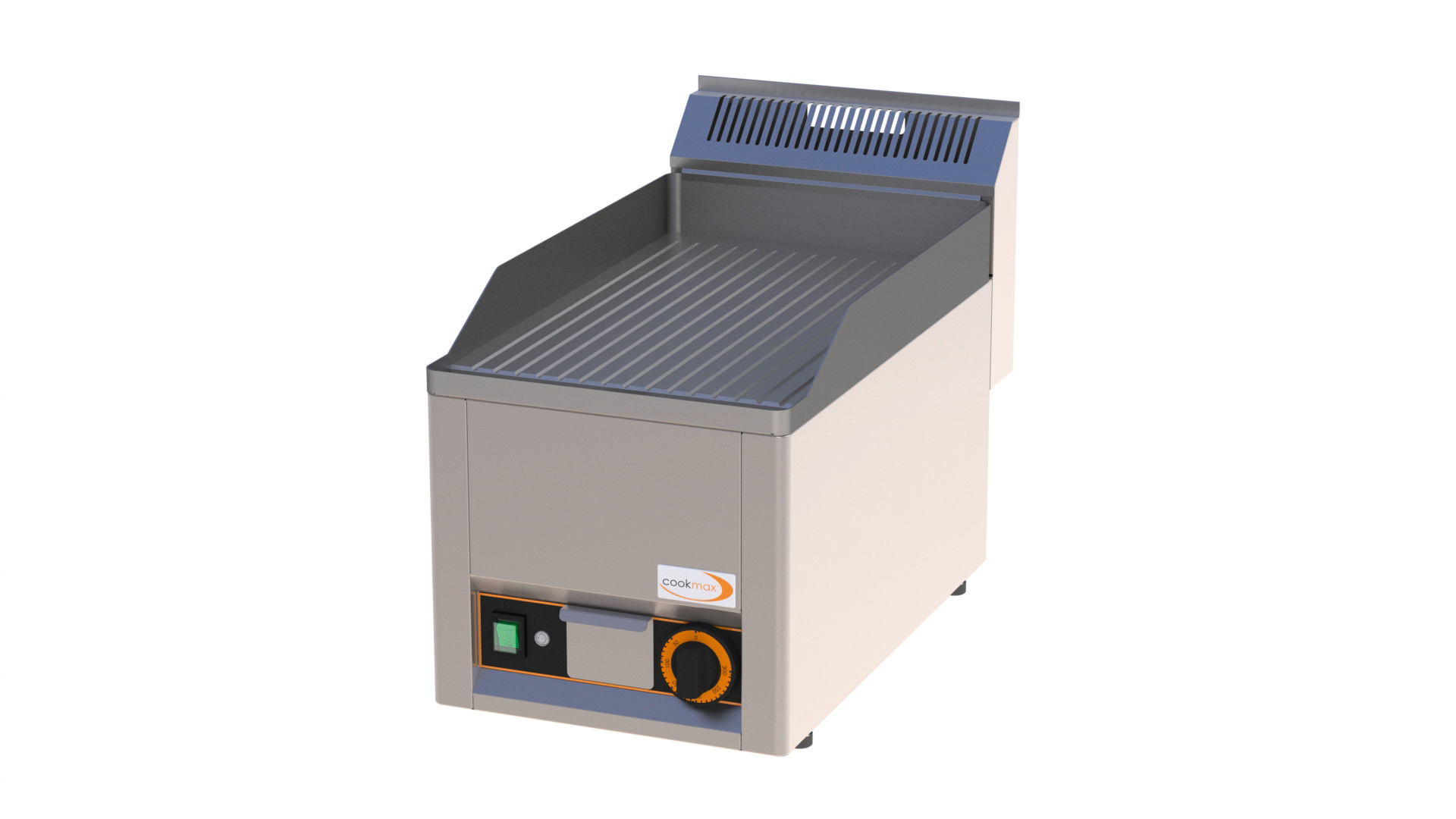 Elektro-Grillplatte gerillt 1 Heizzone 330 x 600 x 290 mm