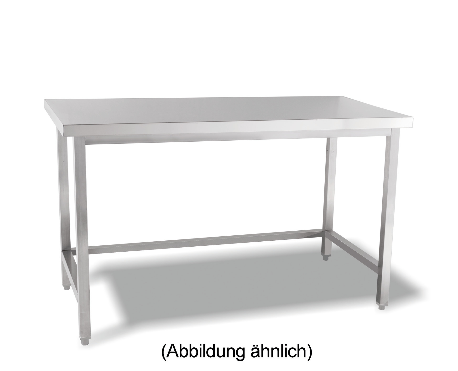 Arbeitstisch verschweißt o. Ablageboden ohne Aufkantung 1000 x 700 x 850 mm