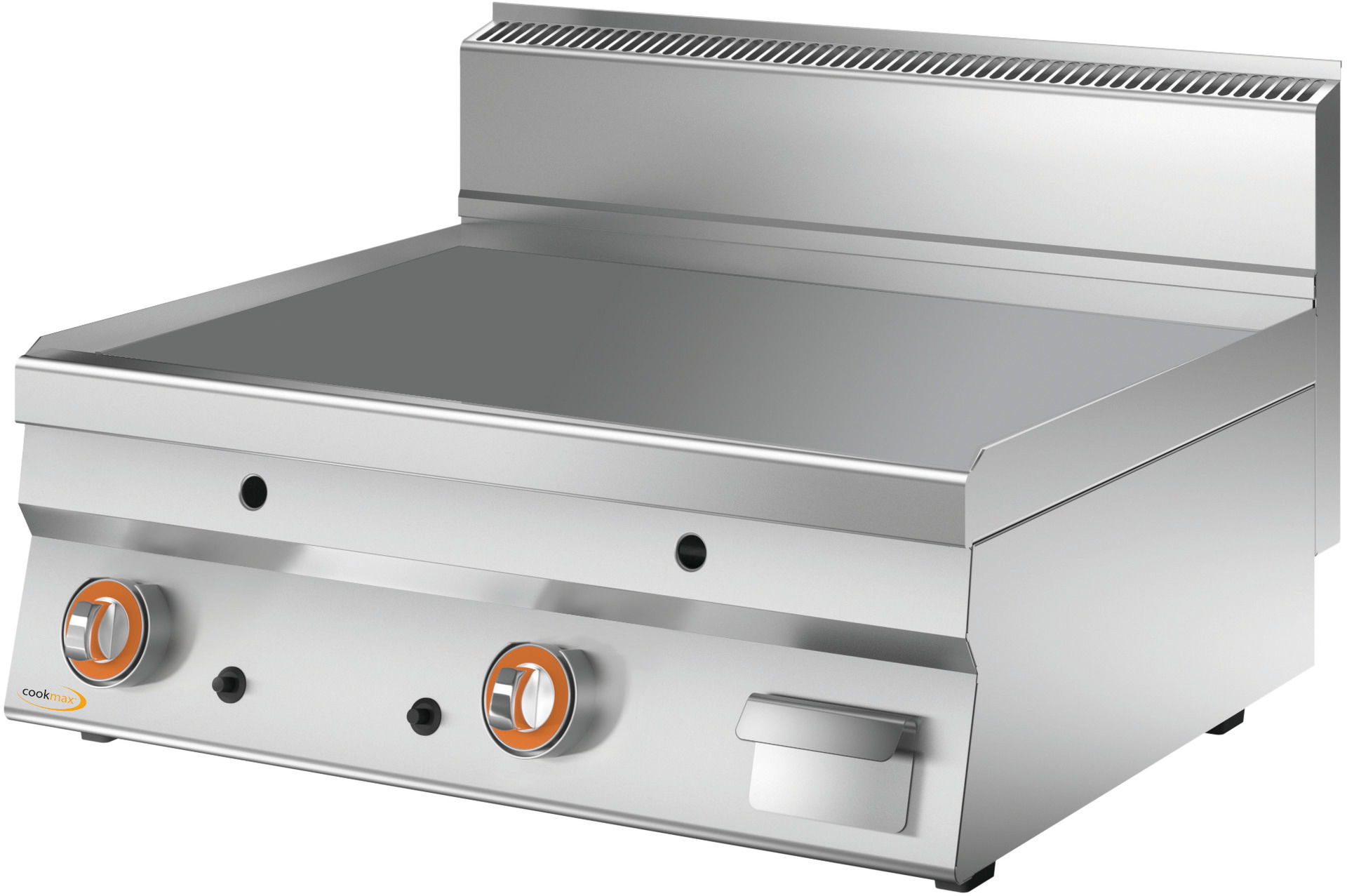 Gas-Grillplatte, glatt, 2 Heizzonen