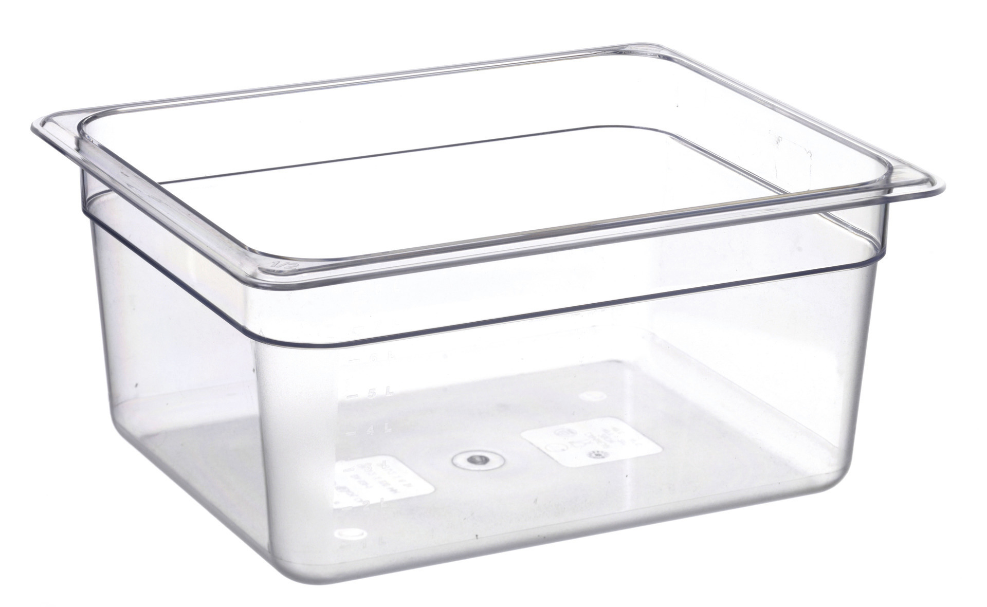 GN-Behälter GN 1/2 325 x 265 x 150 mm Polycarbonat transparent