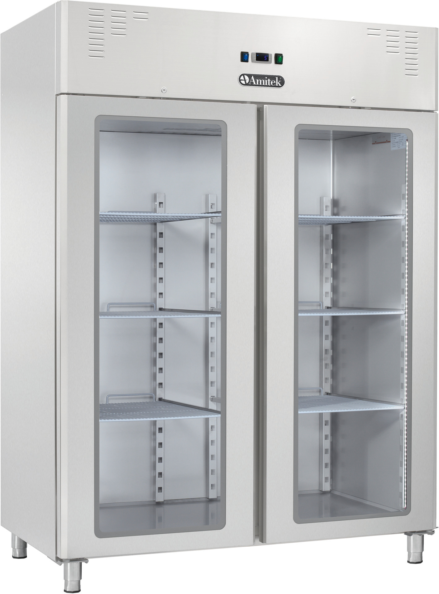 Kühlschrank Glastür, 1400 l, GN 2/1