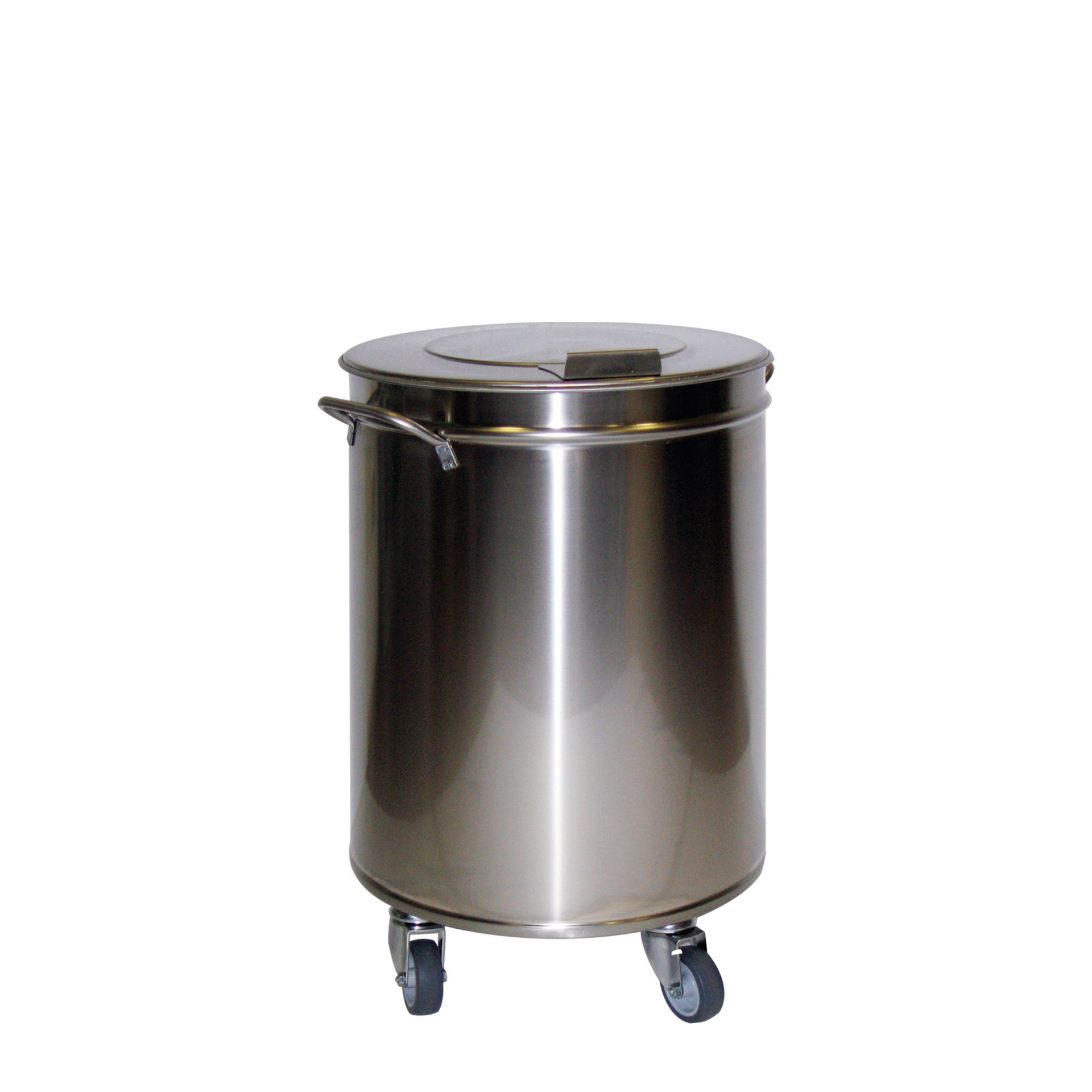 Abfalleimer 50 l ø 380 mm Deckel 380 x 380 x 605 mm