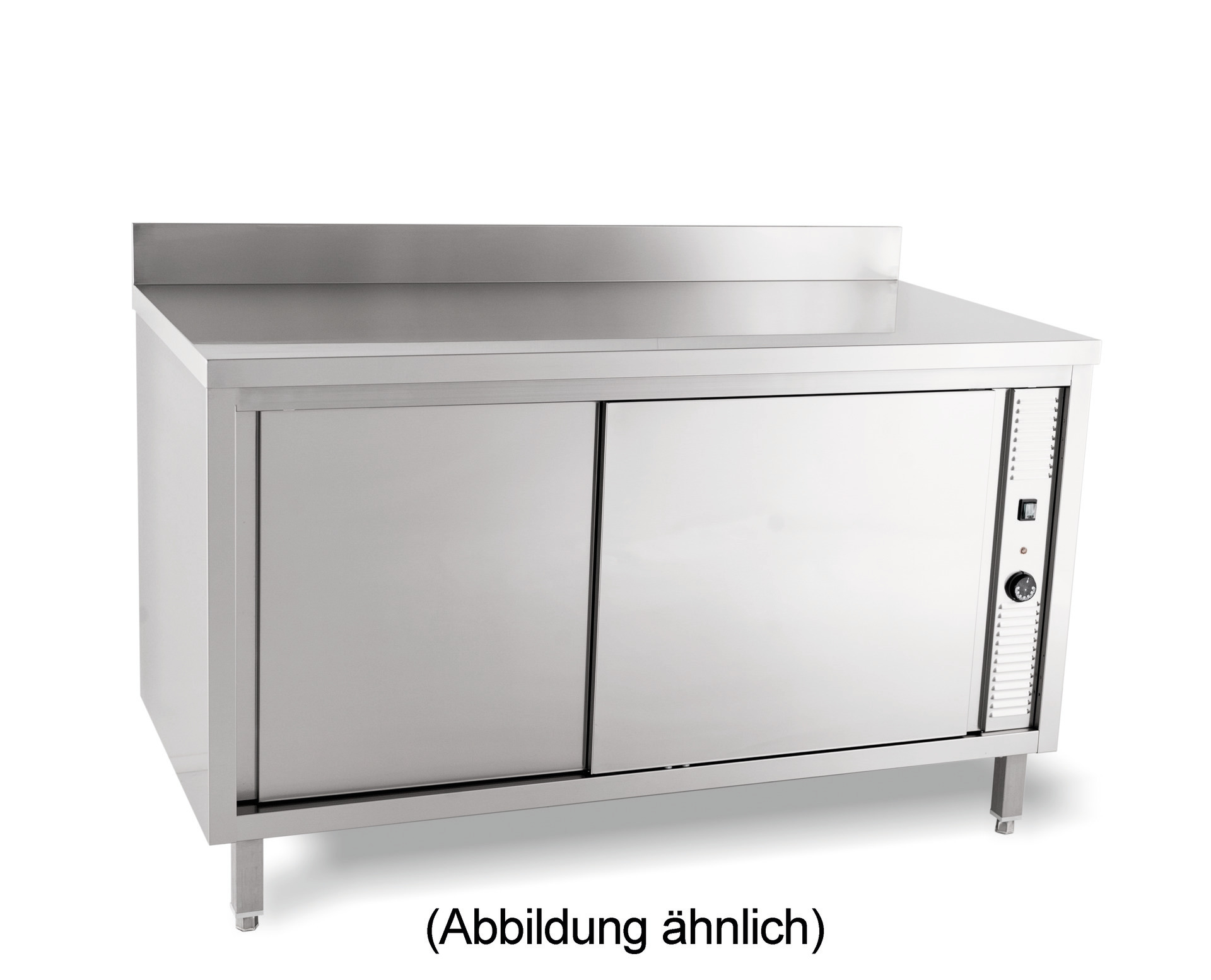 Wärmeschrank Flügeltüren 50 mm Aufkantung 1200 x 700 x 850 mm