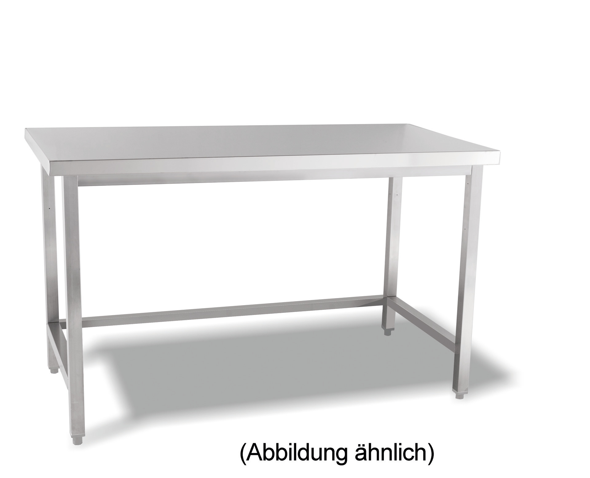 Arbeitstisch verschweißt o. Ablageboden ohne Aufkantung 2000 x 600 x 850 mm