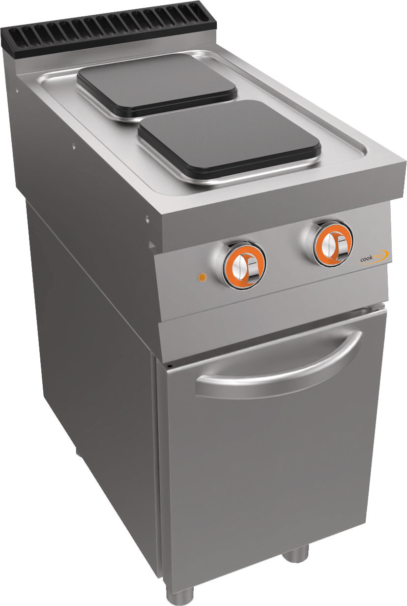 Elektro-Kochfläche, 2 Platten, Unterbau Tür