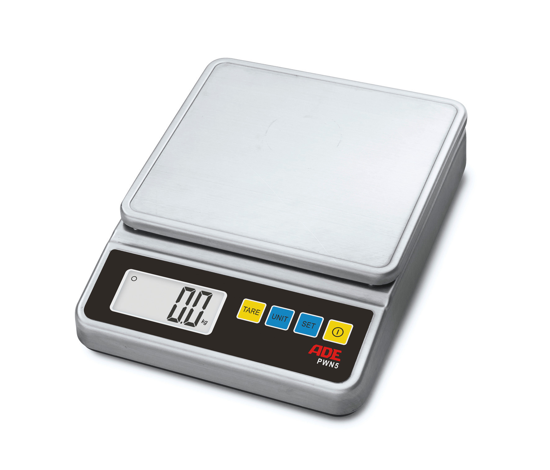 Elektronische Kompaktwaage bis 5 kg Netz- und Akkubetrieb 244 x 187 x 54 mm