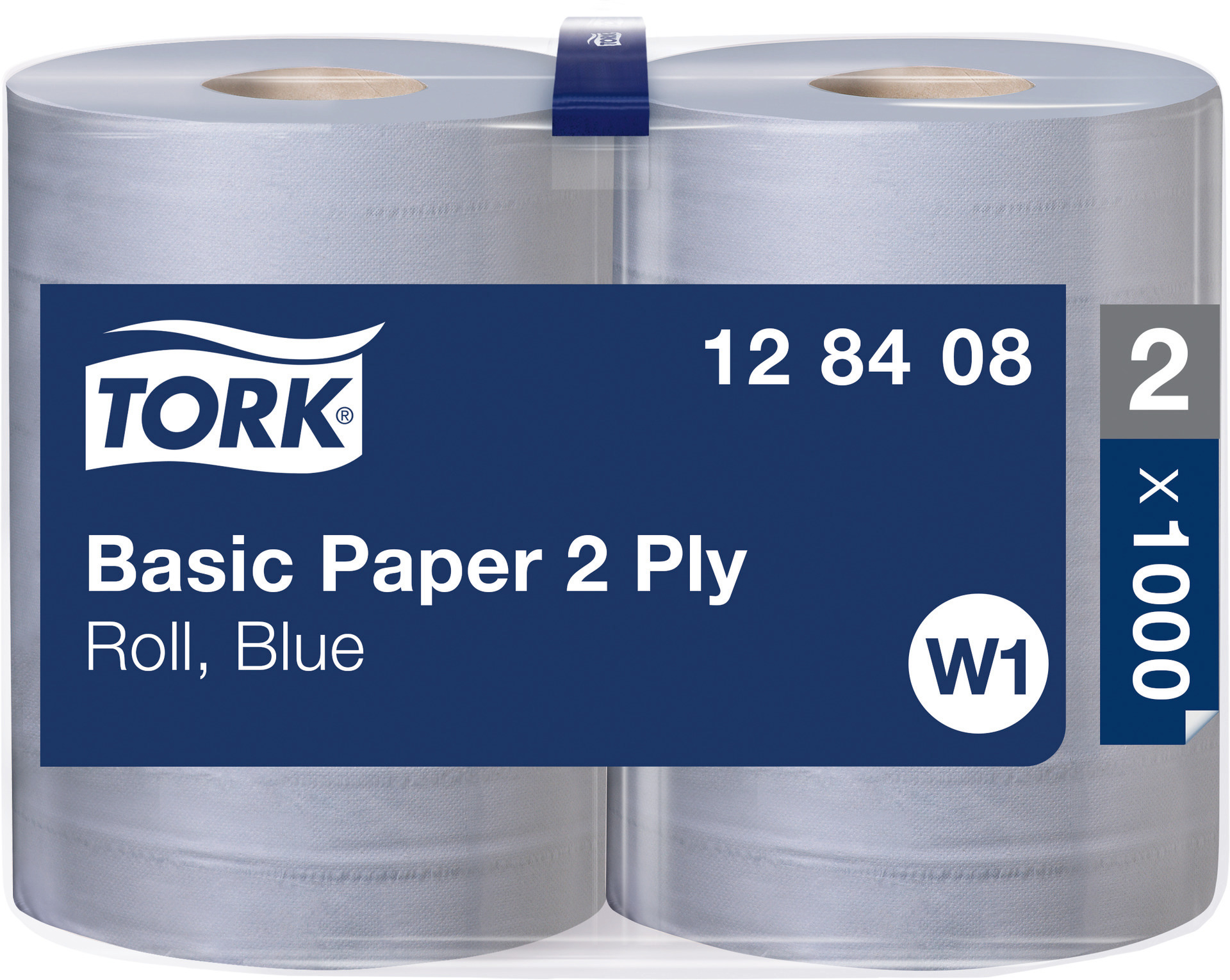 TORK Papierrolle blau 2-lagig 2 Rollen à 340 m = 2.000 Tücher