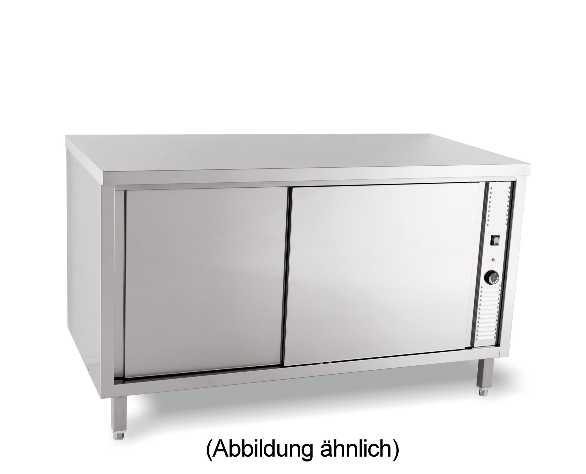 Wärmeschrank Flügeltüren ohne Aufkantung 1200 x 700 x 850 mm