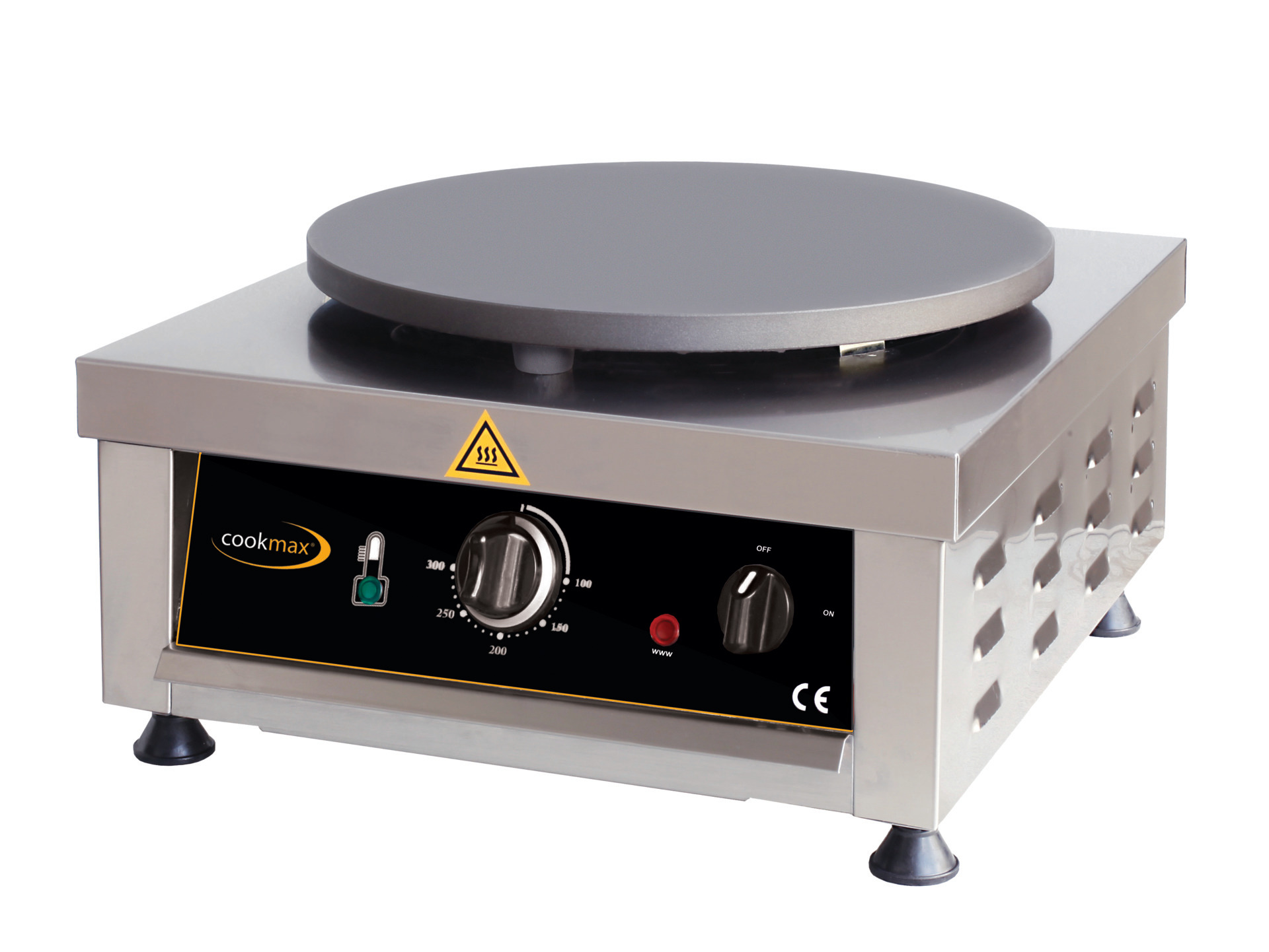 Elektro-Crepière 1 Backfläche ø 400 mm / 500 x 450 x 220 mm