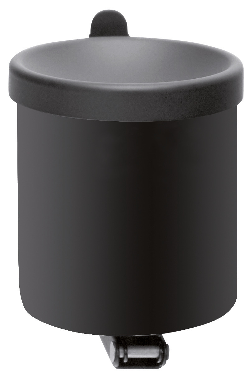 Wandascher 1,5 l rund schwarz 160 x 160 x 160 mm