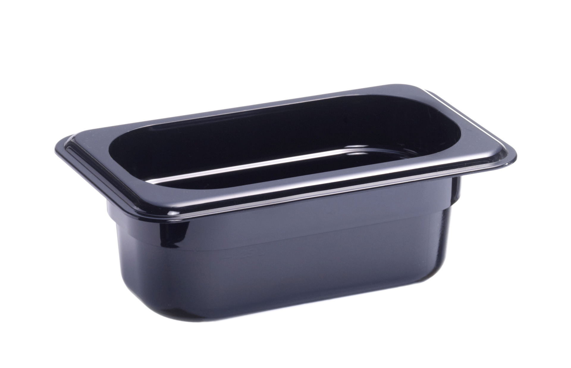 GN-Behälter GN 1/9 176 x 108 x 65 mm Polycarbonat schwarz