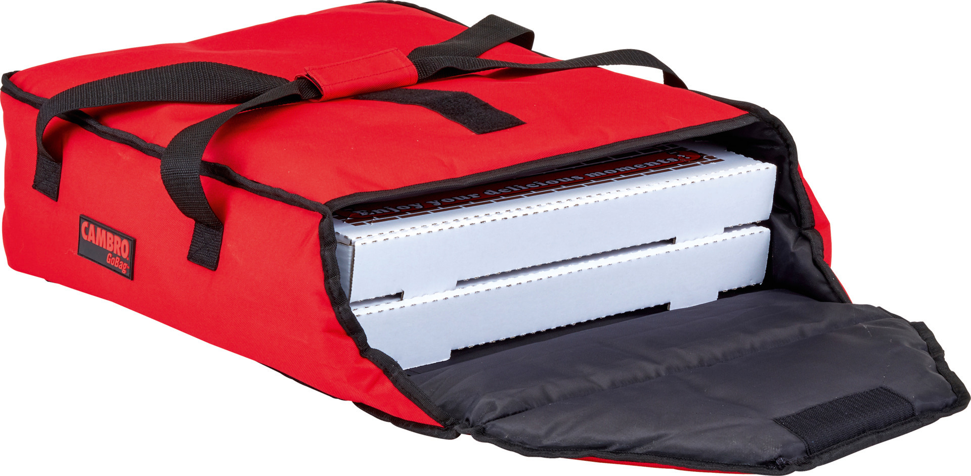 Pizza-Transporttasche, GoBag, rot, für 2 x 406 mm Pizzaschachteln