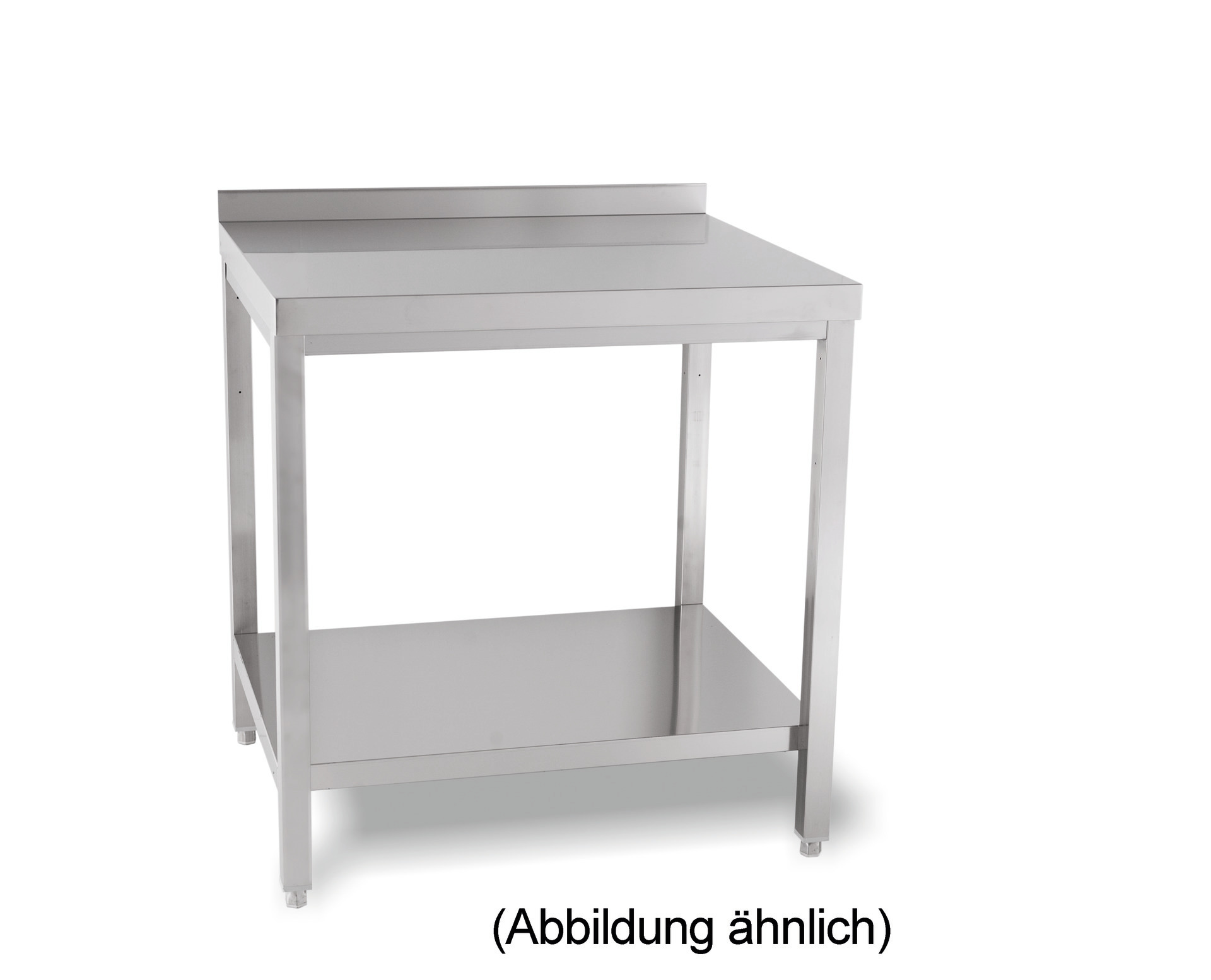 Arbeitstisch verschweißt Ablageboden 50 mm Aufkantung 1800 x 600 x 850mm