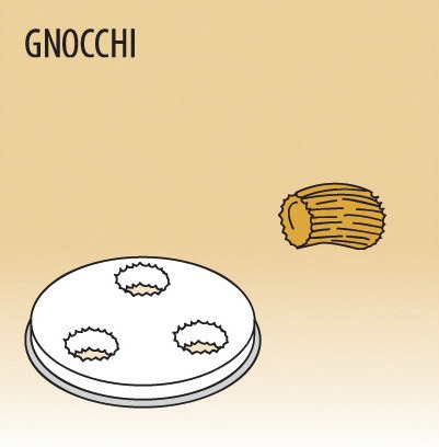 Matrize Gnocchi für Nudelmaschine 516002 bis 516004,MPF2,5/4