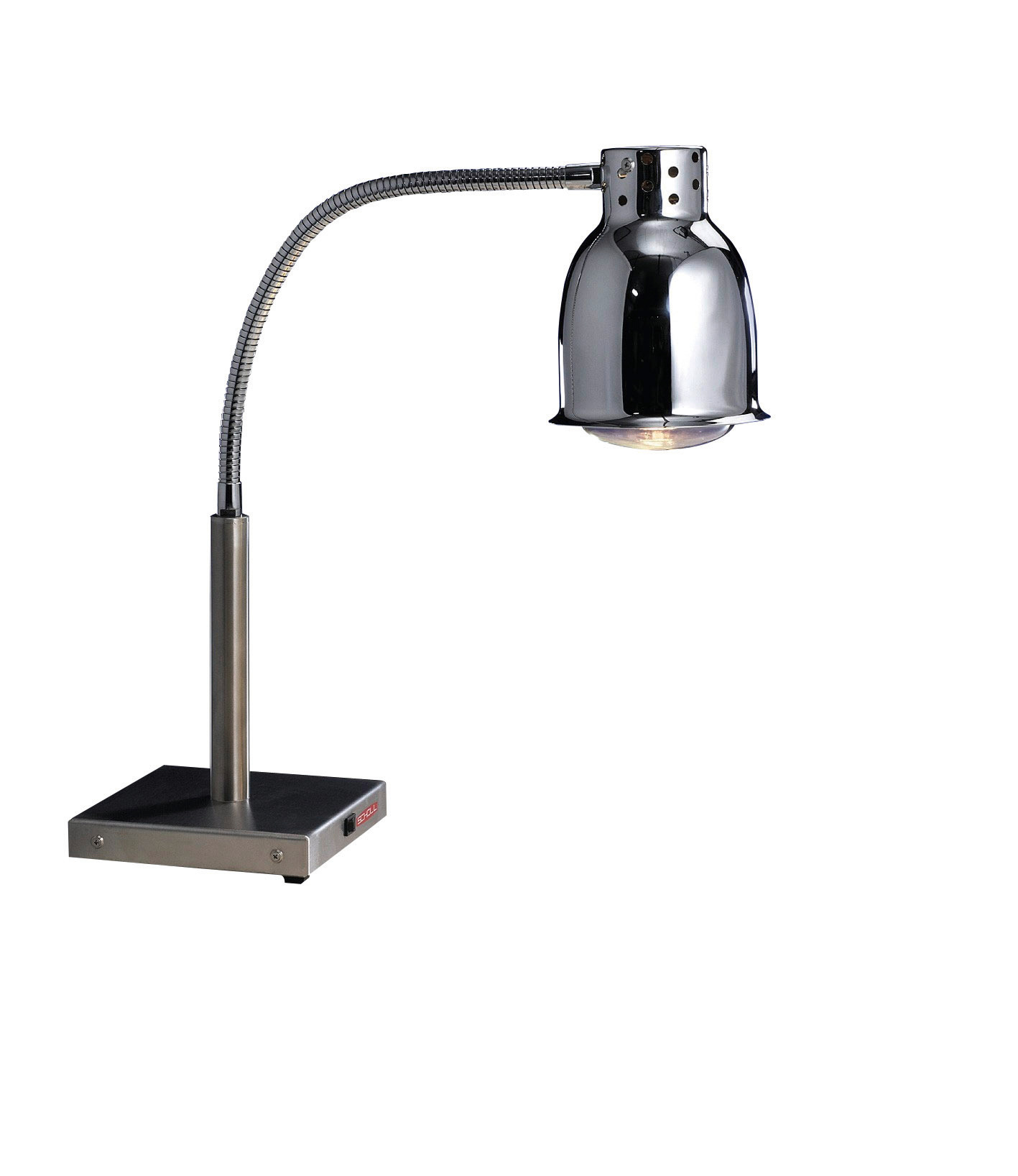 Wärmestrahler Chrom Weißlicht Fuß 250 W ø 175 mm