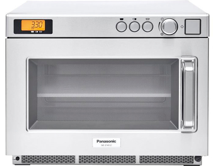 Panasonic-Mikrowelle NE-2143-2 2100 W 18 l Zwischenplatte Drehknopf