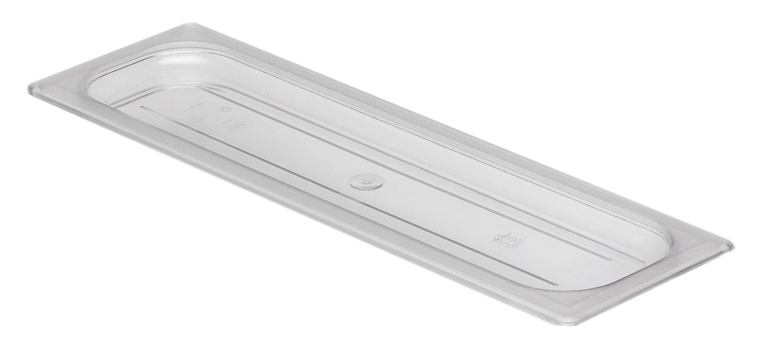 GN-Deckel GN 2/4 530 x 162mm ohne Griff ohne Aussparung Polycarbonat transparent