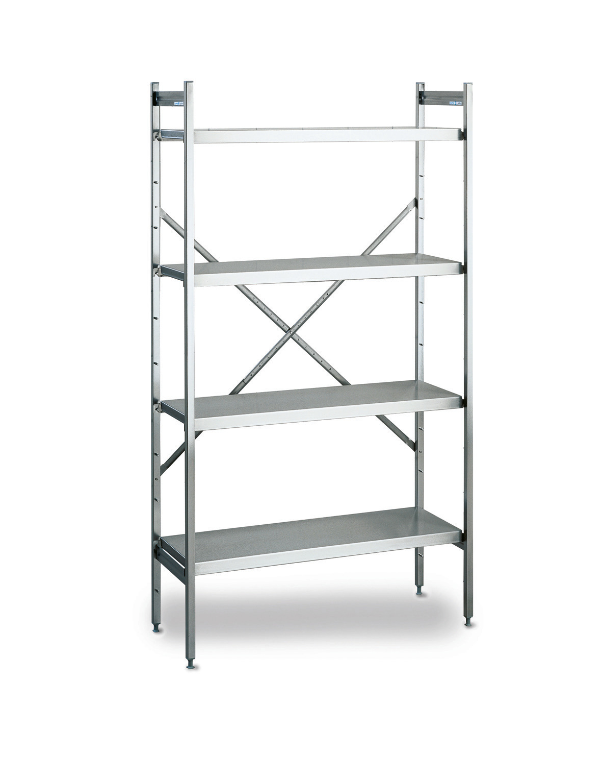 Aluminium-Regal 800x500x1800 mm 100kg/Boden