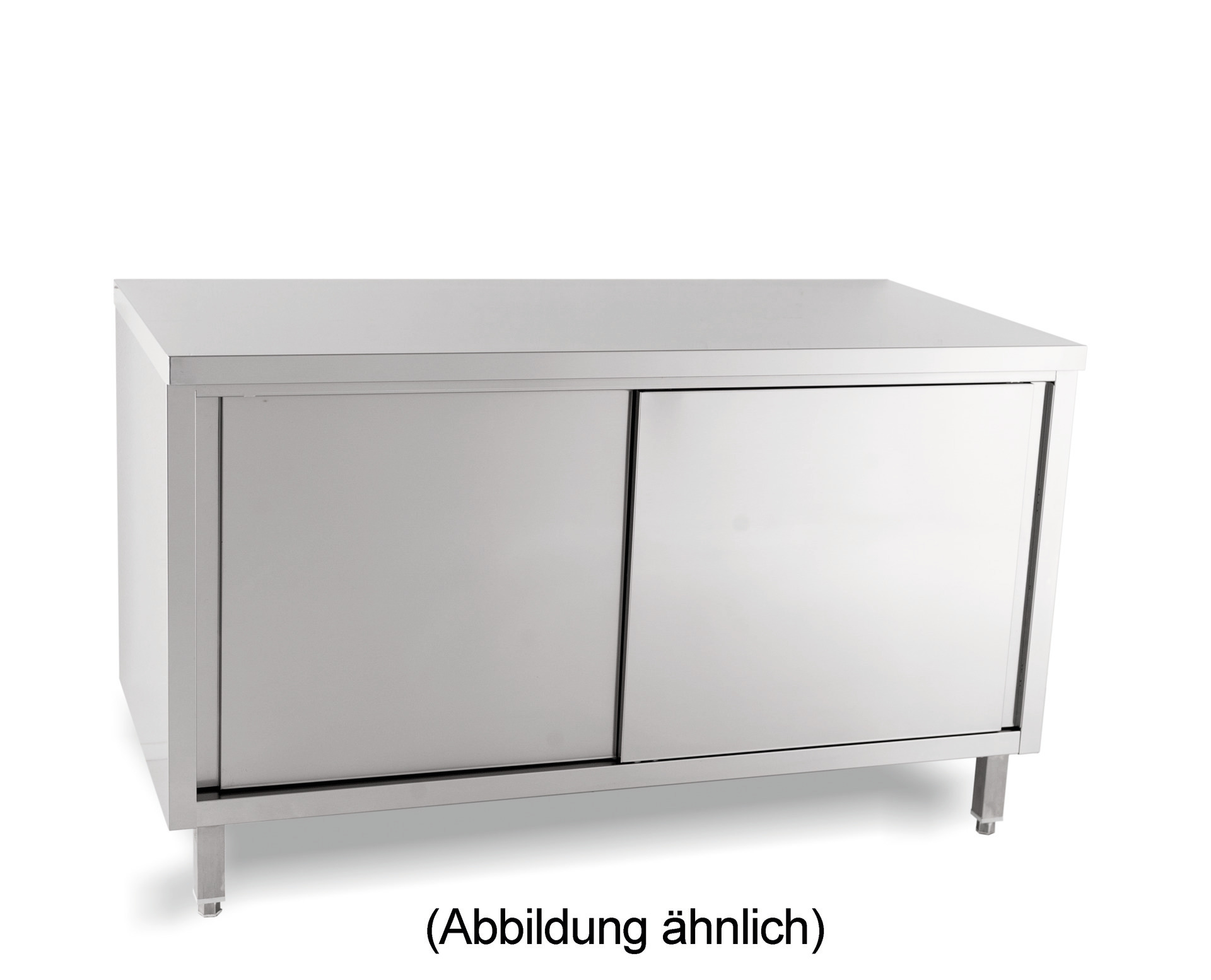 Arbeitsschrank Schiebetüren ohne Aufkantung 1200 x 700 x 850 mm